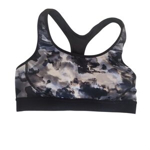 Champion Black & Grey Sports Bra Women's Size Large